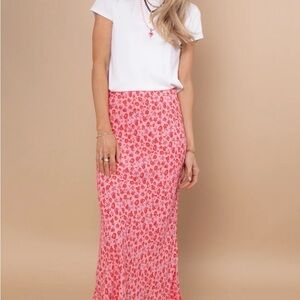 Shop Stevie rose kissed midi skirt